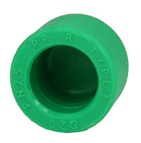 10 x PPR Aqua-Plus Kappe/Endkappe für 20mm Rohre, Fusiotherm von Interplast