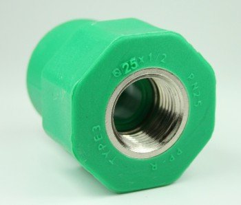 PPR Aqua-Plus Kupplung mit Innengewinde 25mm x 3/4 Zoll von Interplast