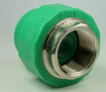 PPR Aqua-Plus Kupplung mit Innengewinde 32mm x 1 Zoll von Interplast