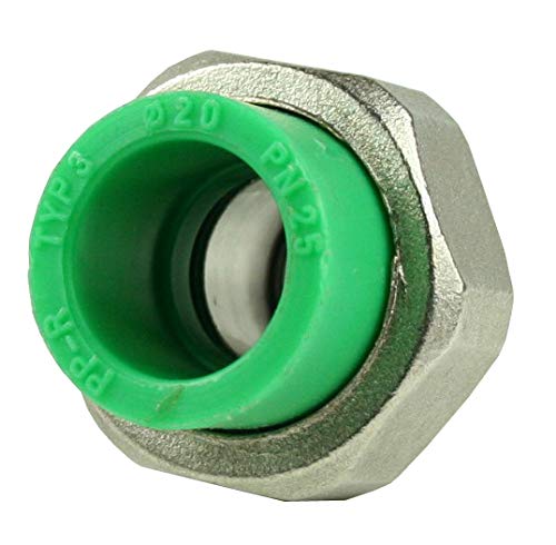 PPR Aqua-Plus Kupplungsverschraubung, 20mm x Innengewinde 1/2 Zoll von Interplast