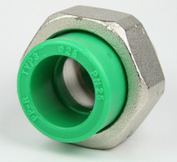 PPR Aqua-Plus Kupplungsverschraubung, 25mm x Außengewinde 3/4 Zoll von Interplast