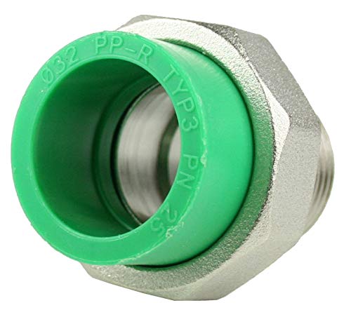 PPR Aqua-Plus Kupplungsverschraubung, 32mm x Außengewinde 1 Zoll von Interplast