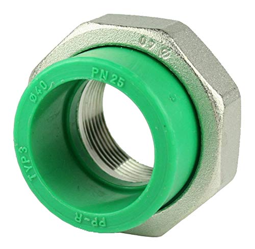PPR Aqua-Plus Kupplungsverschraubung, 40mm x Innengewinde 1 1/4 Zoll von Interplast