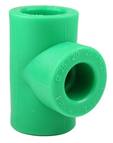 PPR Aqua-Plus Reduzier-T-Stück 25 x 20 x 20mm, Fusiotherm von Interplast