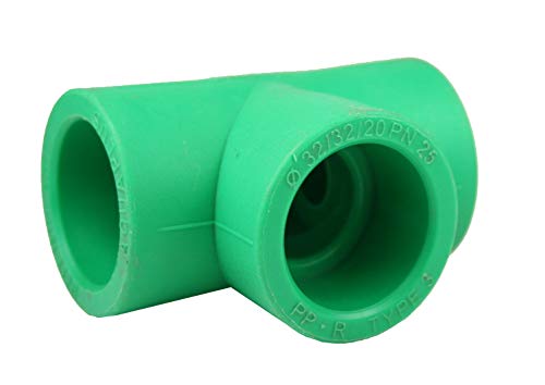 PPR Aqua-Plus Reduzier-T-Stück 32 x 32 x 20mm, Fusiotherm von Interplast