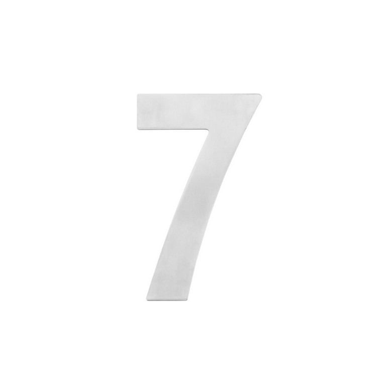 Hausnummer 7 150x2mm Edelstahl gebürstet Hausnummer 7 150x2mm Edelstahl gebürstet von Intersteel