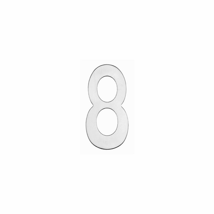 Hausnummer 8 150x3mm Edelstahl gebürstet Hausnummer 8 150x3mm Edelstahl gebürstet von Intersteel