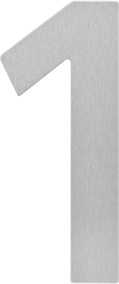 Intersteel Hausnummer 1 Edelstahl gebürstet 150 mm von Intersteel