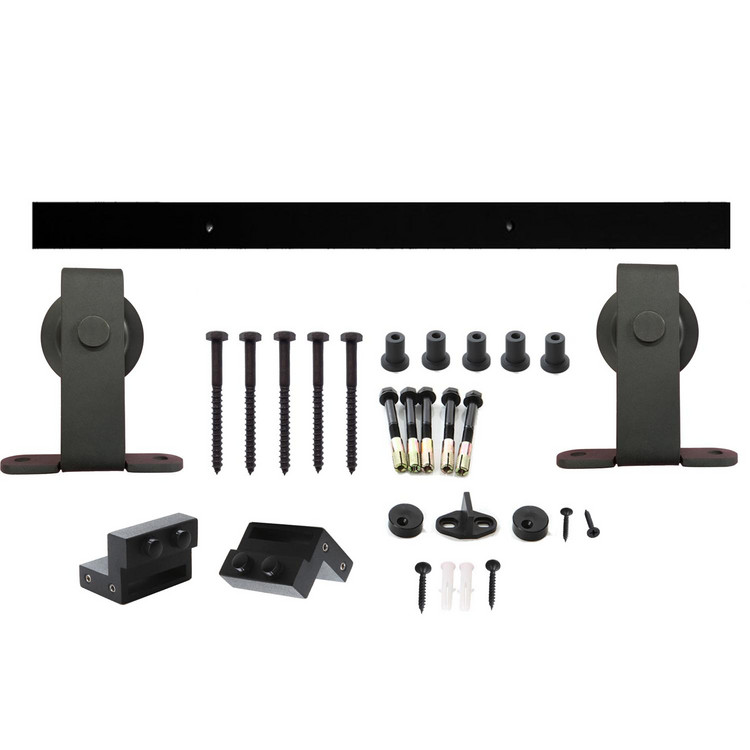 Schiebetürsystem Basic Top Mattschwarz von Intersteel