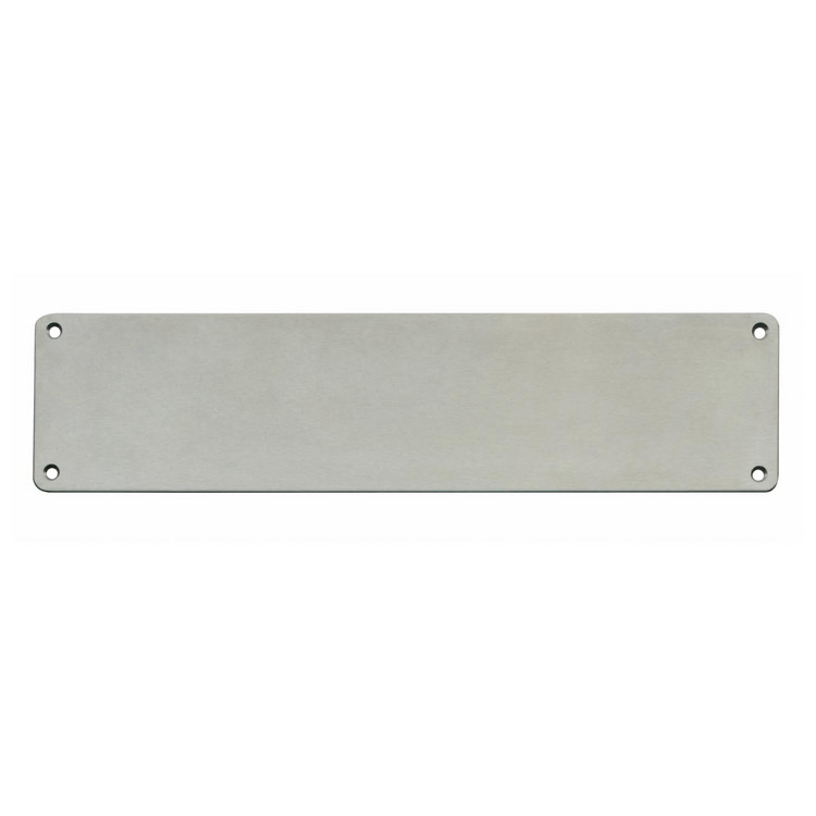 Stoßplatte 80 x 330 mm Edelstahl gebürstet von Intersteel