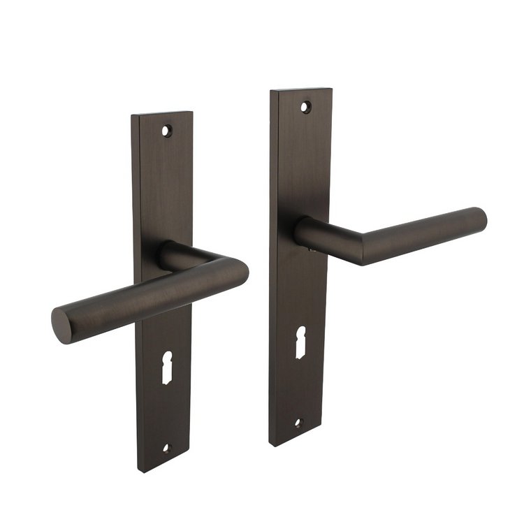 Türdrücker Bastian auf Schild BB anthrazit-grau von Intersteel