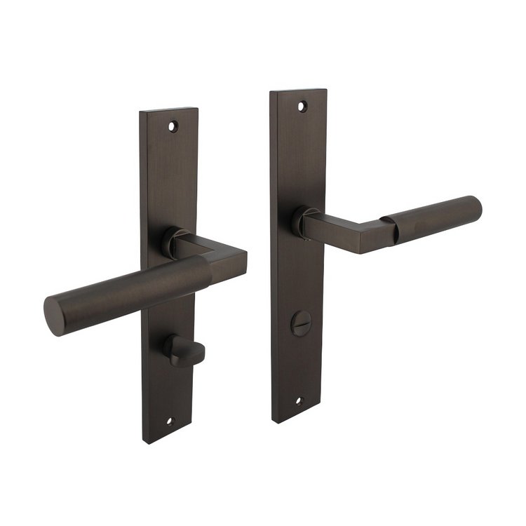 Türdrücker Bau-Stil Schild WC 78  anthrazit-grau von Intersteel