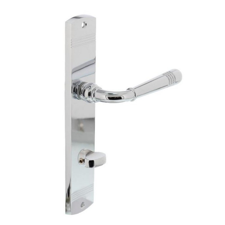 Türklinke Albers WC auf Schild Chrom von Intersteel