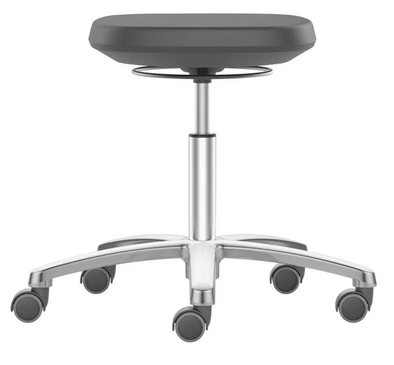 B-Ware Interstuhl Drehhocker Hocker Gaslift Sitzfläche Integralschaum Schwarz 450 650mm B-Ware Interstuhl Drehhocker Hocker Gaslift Sitzfläche Integralschaum Schwarz 450 650mm von Interstuhl