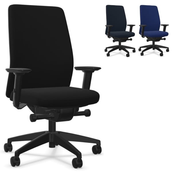 Interstuhl AIMis1 (1S02) Bürostuhl Polsterrücken niedrig Komplettausstattung von Interstuhl