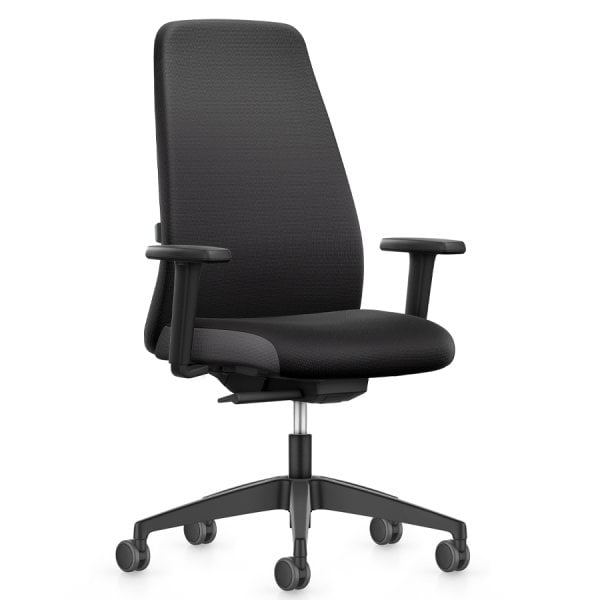 Interstuhl EVERYis1 157 Bürostuhl hoher Polsterrücken schwarz von Interstuhl