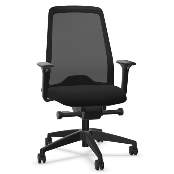Interstuhl EVERYis1 EV261 FLEXTECH Bürostuhl schwarz mit Netzrücken von Interstuhl