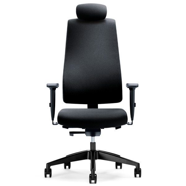 Interstuhl GOAL (322G) Bürostuhl | Kopfstütze | Vollausstattung | Schwarz von Interstuhl