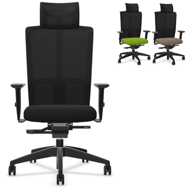 Interstuhl GOAL-AIR (175G) Bürostuhl | Netzrücken | Kopfstütze | Konfigurator von Interstuhl