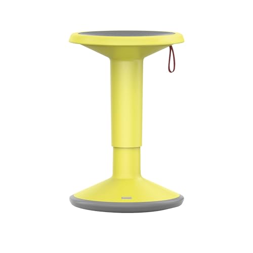 Interstuhl UP-YE Mehrzweck-Hocker, ergonomisch, flexibel höhenverstellbar von ca. 46 bis 65 cm Fresh Yellow von Interstuhl