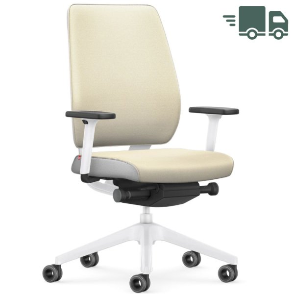 Interstuhl JOYCE INTERIOR Edition Bürostuhl | Polsterrücken | Beige von Interstuhl