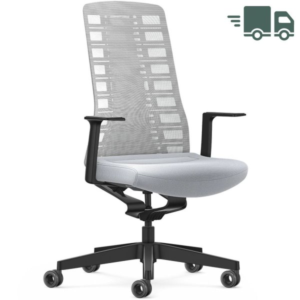 Interstuhl PURE ACTIVE Edition Bürostuhl mit Netzrücken - Variante grau Interstuhl PURE ACTIVE Edition Bürostuhl mit Netzrücken - Variante grau von Interstuhl