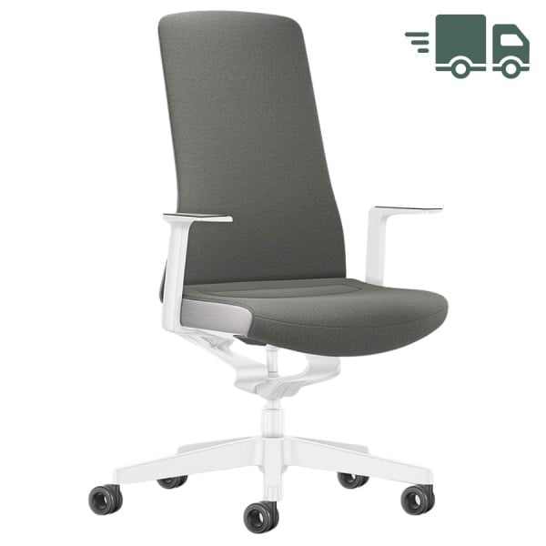 Interstuhl PURE INTERIOR Edition Bürostuhl | Polsterrücken | Variante grau von Interstuhl