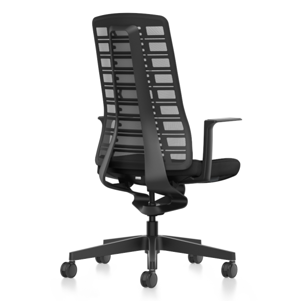 Interstuhl PUREis3 (PU213) Bürostuhl schwarz mit Netzrücken von Interstuhl
