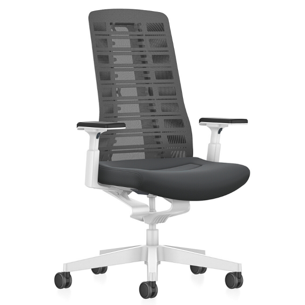 Interstuhl PUREis3 PU213 Bürostuhl | Weiß | Netzrücken | Grau Interstuhl PUREis3 PU213 Bürostuhl | Weiß | Netzrücken | Grau von Interstuhl
