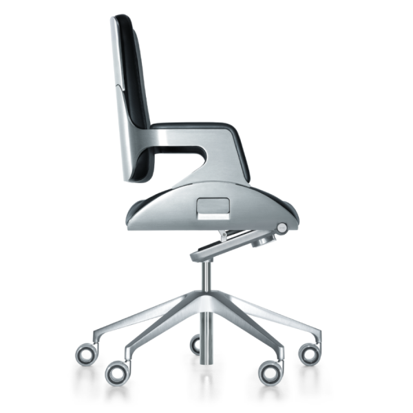 Interstuhl SILVER 262S Bürodrehstuhl mittelhohe Rückenlehne silber gebürstet Interstuhl SILVER 262S Bürodrehstuhl mittelhohe Rückenlehne silber gebürstet von Interstuhl