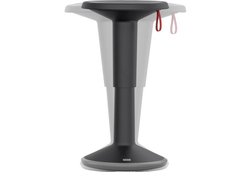 Interstuhl Sitzhocker INTERSTUHL Hocker UPis1 100U Blauer Engel Nr. 10362472, schwarz von Interstuhl