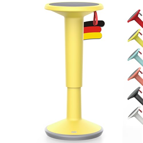 Interstuhl UPis1 Stehhocker - ergonomisch & höhenverstellbar - Hocker mit rutschhemmender Standfläche & Kippschutz - Sitzhocker für besseres Arbeiten - Made in Germany von Interstuhl