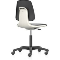 bimos Arbeitsdrehstuhl Labsit m.Rl.Sitzschale weiss Integralschaum schwarz 450-650mm bimos Arbeitsdrehstuhl Labsit m.Rl.Sitzschale weiss Integralschaum schwarz 450-650mm von Interstuhl
