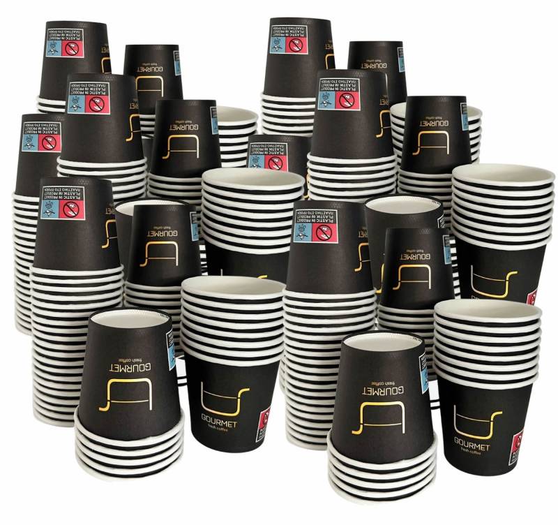 Intertan -1922- Coffee-to-go-Becher 400 Kaffeebecher To Go Pappe GOLD GOURMET 120ml, 400-tlg. Intertan -1922- Coffee-to-go-Becher 400 Kaffeebecher To Go Pappe GOLD GOURMET 120ml, 400-tlg. von Intertan -1922-