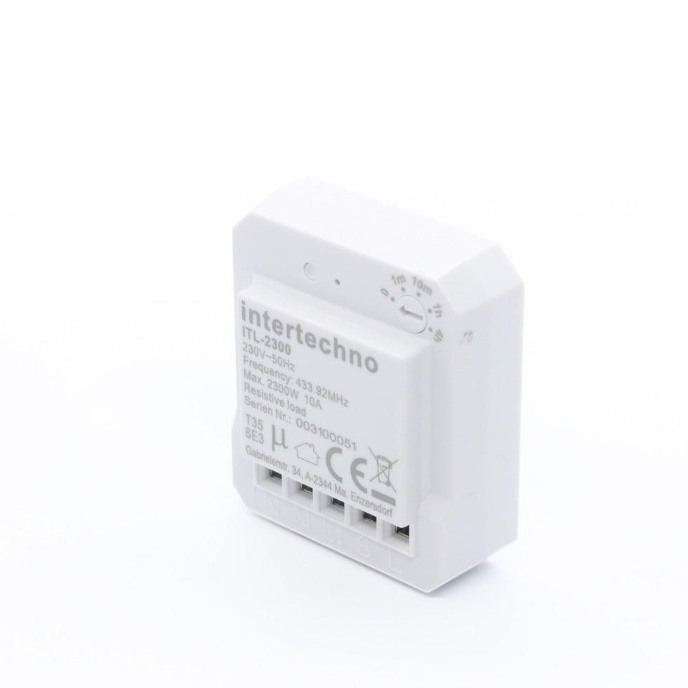 Intertechno Funk-Einbauschalter ITL-2300 mit Abschaltautomatik für Lampen & Elektrogeräten Smart Home Intertechno Funk-Einbauschalter ITL-2300 mit Abschaltautomatik für Lampen & Elektrogeräten Smart Home von Intertechno