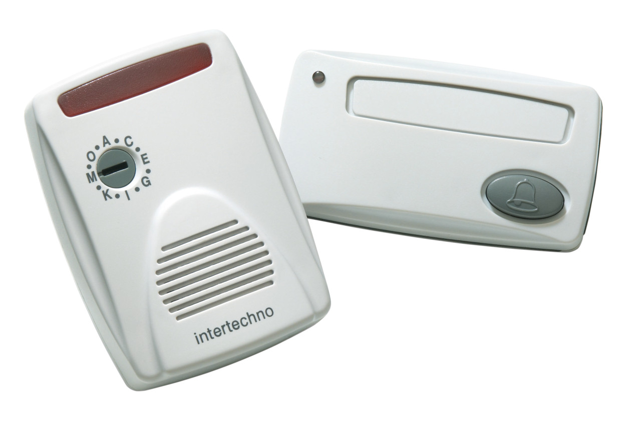 Intertechno Funk-Gong-Set ML-7100 mit wetterfesten Taster Intertechno Funk-Gong-Set ML-7100 mit wetterfesten Taster von Intertechno