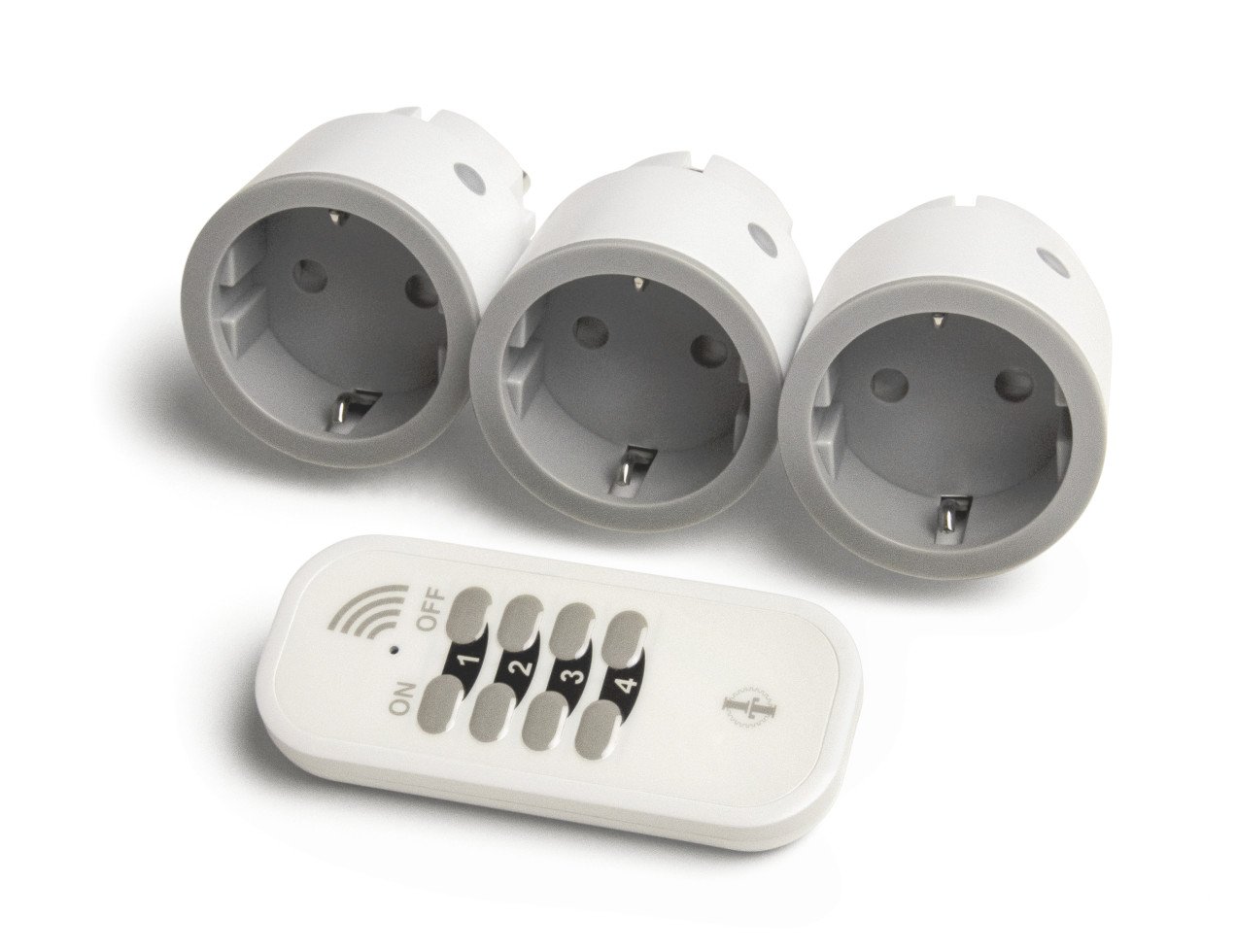 Intertechno Funk-Steckdosen ITI-14 mit Handsender Smart Home 3er Set Intertechno Funk-Steckdosen ITI-14 mit Handsender Smart Home 3er Set von Intertechno
