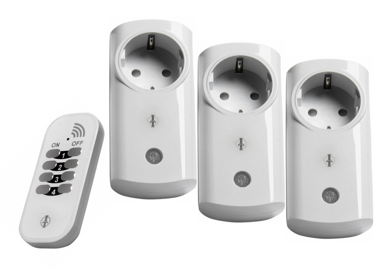 Intertechno Funk-Steckdosen ITI-3 mit Handsender Smart Home 3er Set Intertechno Funk-Steckdosen ITI-3 mit Handsender Smart Home 3er Set von Intertechno