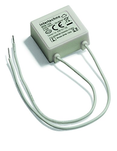 Intertechno LED Bypass Modul BPM (0,5 W,verhindert Flackern und Glimmen von abgeschalteten LED-Lampen, 1l), weiß, 1504 von Intertechno