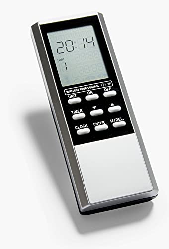 Intertechno ITZ-505 Funk-Timer-Handsender, Silber/Grau, ca. 120 x 45 x 18 mm von Intertechno