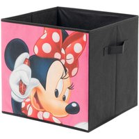 Stoffbox Mickey/Minnie schwarz B/H/T: ca. 32x32x32 cm von Disney