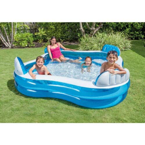 Swim Centre Family Lounge Planschbecken, 2,29 x 2,29 x 0,66 m, Intex 56475NP von Intex