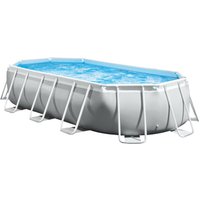 Frame Pool 503 x 274 x 122 cm Komplettset Ovalpool mit Zubehör - Intex Frame Pool 503 x 274 x 122 cm Komplettset Ovalpool mit Zubehör - Intex von Intex