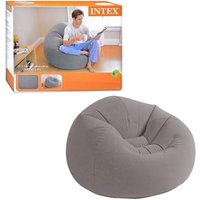 68579 Sessel Aufblasbar Sitzsack grau Aufblasmöbel Beanless Bag Chair - Intex von Intex