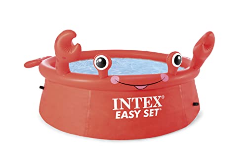 Intex 26100NP – Aufstellpool Easy Set Rund Krabbe, 880 L, PVC, Rot, 183x51 cm Intex 26100NP – Aufstellpool Easy Set Rund Krabbe, 880 L, PVC, Rot, 183x51 cm von Intex