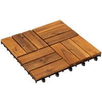 9 Fliesen Akazie 30x30cm - Intex von Intex