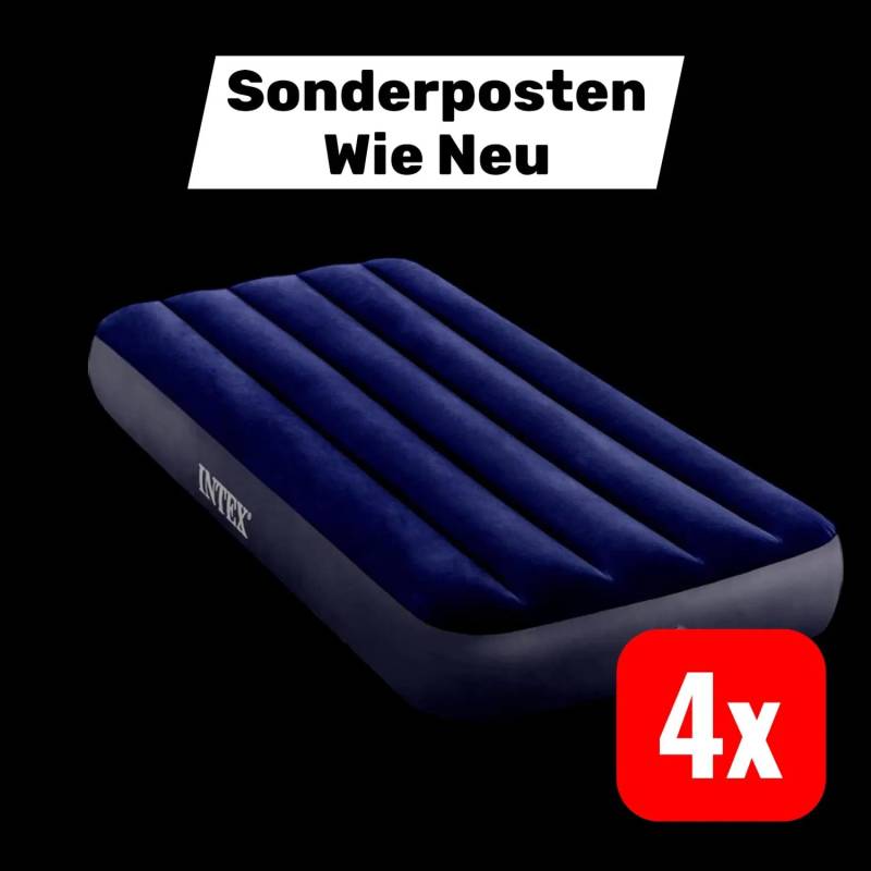 B-Ware Intex 64756 Dura Beam Classic Cot Size Luftbett Luftmatratze Matratze 4 Stück B-Ware Intex 64756 Dura Beam Classic Cot Size Luftbett Luftmatratze Matratze 4 Stück von Intex