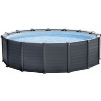 Intex - Frame Swimming Pool Set Graphit graphit ø 478 x 124 cm Inkl. Sandfilteranlage von Intex