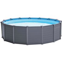 Frame Swimming Pool Set 'Graphit', graphit, ø 478 x 124 cm, Inkl. Sandfilteranlage - Intex Frame Swimming Pool Set 'Graphit', graphit, ø 478 x 124 cm, Inkl. Sandfilteranlage - Intex von Intex