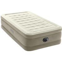 [GEBRAUCHT] B-Ware Intex Luftbett Dura Beam Ultra Plush Twin Luftmatratze Luft Bett 220 V Pumpe Braun von Intex